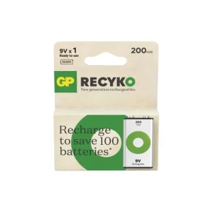 Nabíjecí baterie GP ReCyko 200 (9V) Akce