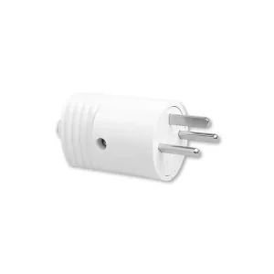 Vidlice PVC přímá ploché kontakty 250V AC/DC typ C2 bílá Víkendová Akce