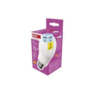 Oblíbený LED žárovka Classic A60 / E27 / 9,5 W (75 W) / 1055 lm / Studená bílá