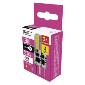 Originální LED žárovka Classic JC / G4 / 1,9 W (21 W) / 200 lm / neutrální bílá
