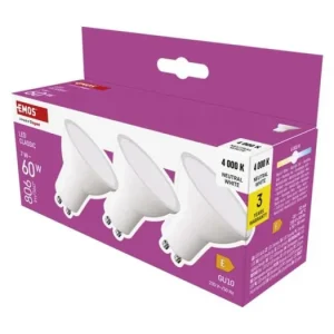 Rychlé Dodání LED žárovka Classic MR16 / GU10 / 7 W (60 W) / 806 lm / neutrální bílá