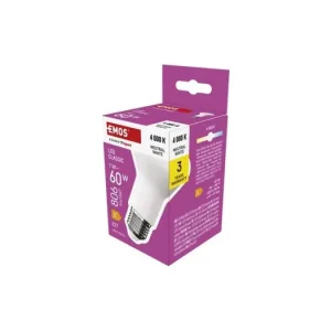 LED žárovka Classic R63 / E27 / 7 W (60 W) / 806 lm / neutrální bílá Nová Kolekce