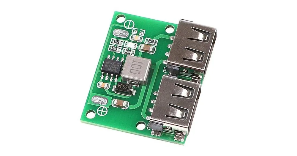 Pouze Dnes Napájecí modul, step-down měnič 5V/3A, 2x USB
