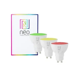 Nejlepší Cena Smart LED žárovka GU10 4,8W RGB+CCT IMMAX NEO 07777C ZigBee Tuya sada 3ks