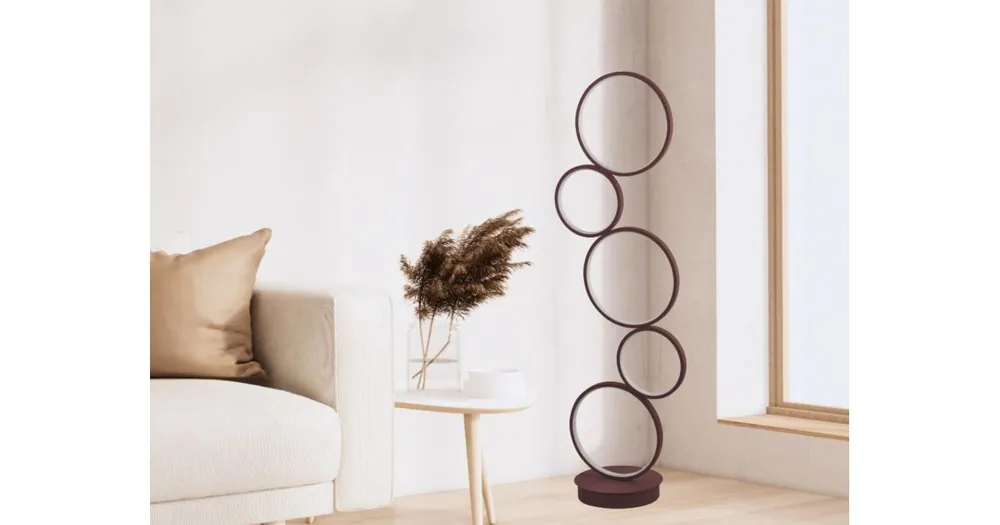 LED designová stojací lampa 85W - JF2309/BR Cenová Bomba