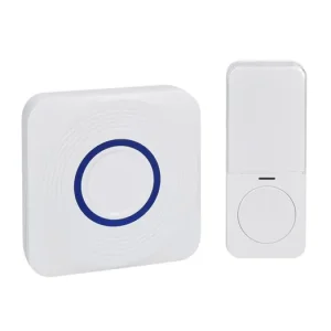 Dokud Zásoby Vydrží Solight bezdrátový zvonek, bateriový + USB, 200m, bílý, learning code