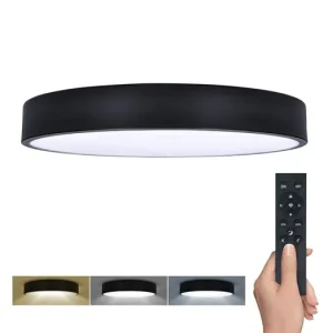 Poslední Šance Solight LED osvětlení s dálkový ovladačem LECCE, 50W, 3100lm, 40cm, změna chromatičnosti, stmívatelné, černá