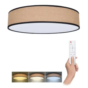 Solight LED osvětlení s dálkovým ovladačem Brownie, 60W, 4200lm, 50cm, změna chromatičnosti, stmívatelné Vrácení Zdarma
