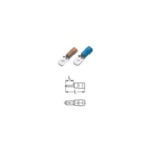 BF-M 608 Plochý kolík s izolací (1,5-2,5 mm2) Nejprodávanější