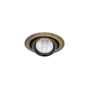 00336 ARGUS CT-2117-BR/M Svítidlo podhled. bodové výklopné 50W-matná mosaz Akční Nabídka