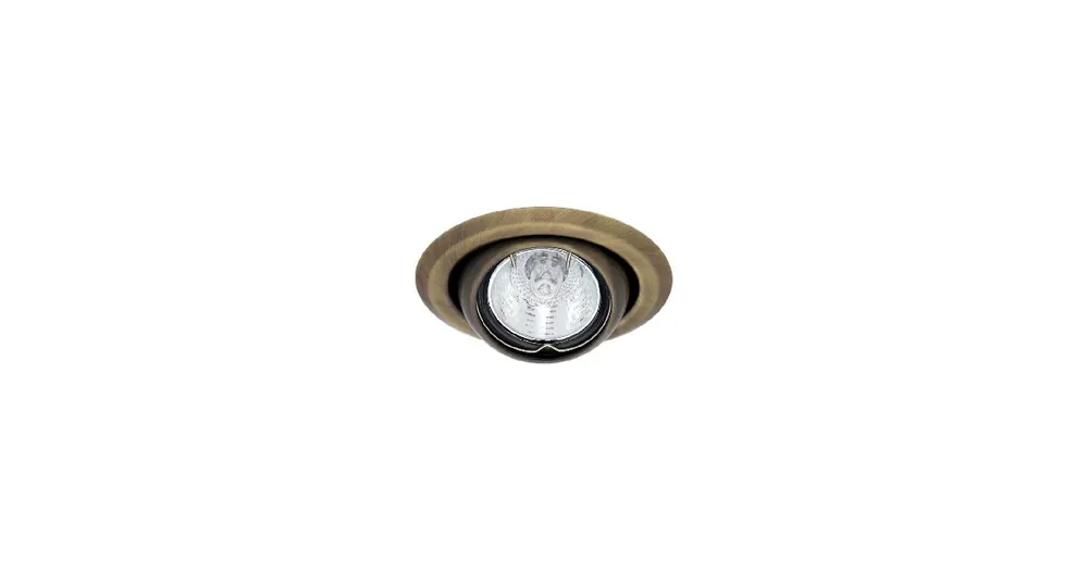 00336 ARGUS CT-2117-BR/M Svítidlo podhled. bodové výklopné 50W-matná mosaz Akční Nabídka