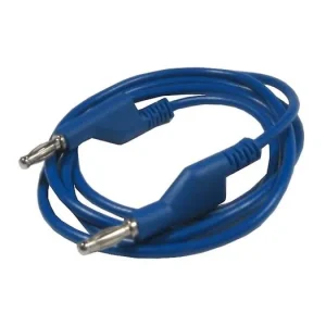 Autentický Kabel propojovací 1mm2/ 1m s banánky modrý HADEX N531A
