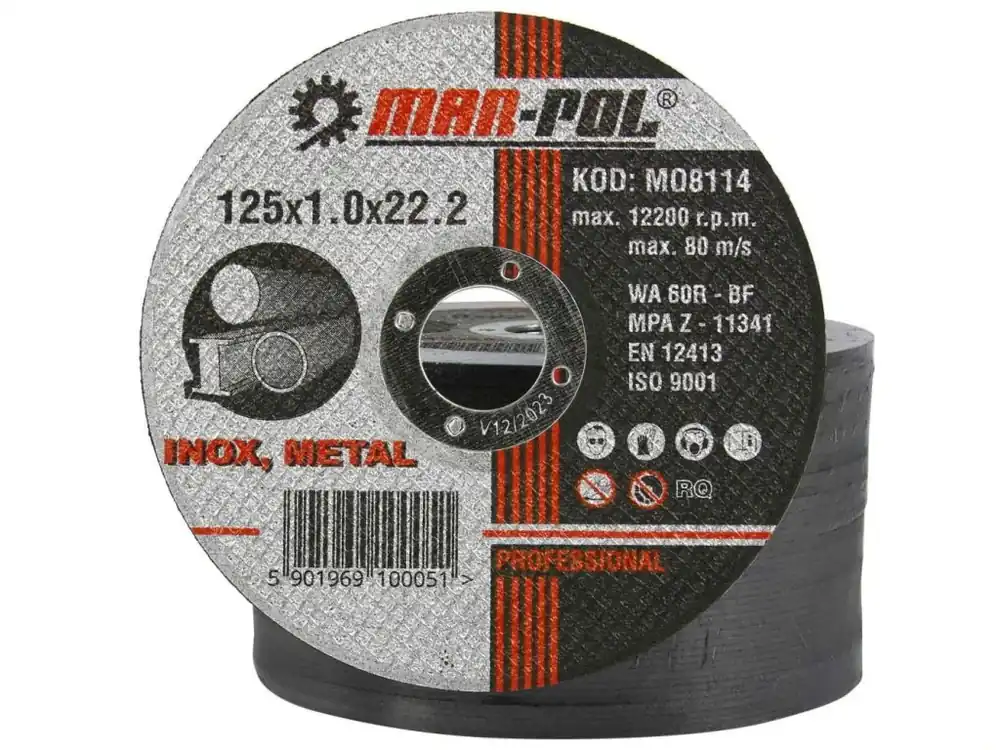 Nejlepší Cena Kotouč řezný na ocel, nerez, 125x1,0x22,2 mm MAR-POL