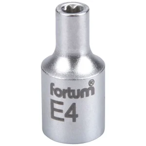 Akční Cena Klíč nástrčný vnitřní TORX, 1/4', E4, L 25mm, 61CrV5, FORTUM