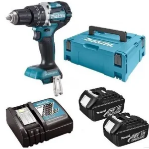 Akce DDF484RTJ Makita aku bezuhlíkový šroubovák Li-ion LXT 18V, 5,0 Ah,Makpac