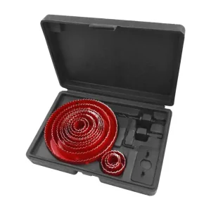 Akce vrtáky vykružovací korunkové, 13průměrů O 19-127mm