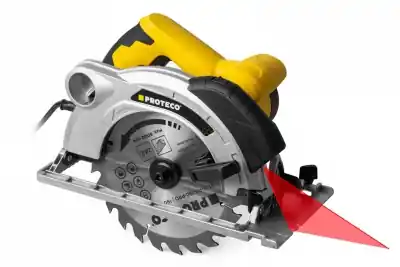 Okružní pila PROFI 190 mm 1600 W s laserem - Proteco 51.01-PO-190-PRO Víkendová Akce