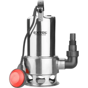 Novinka EXTOL PREMIUM 8895016 čerpadlo ponorné kalové, nerezové tělo, 1100W, 1600l/h