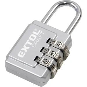 EXTOL zámek s trojmístným kódem 26x55mm oko 3,5mm 78112 Značkový