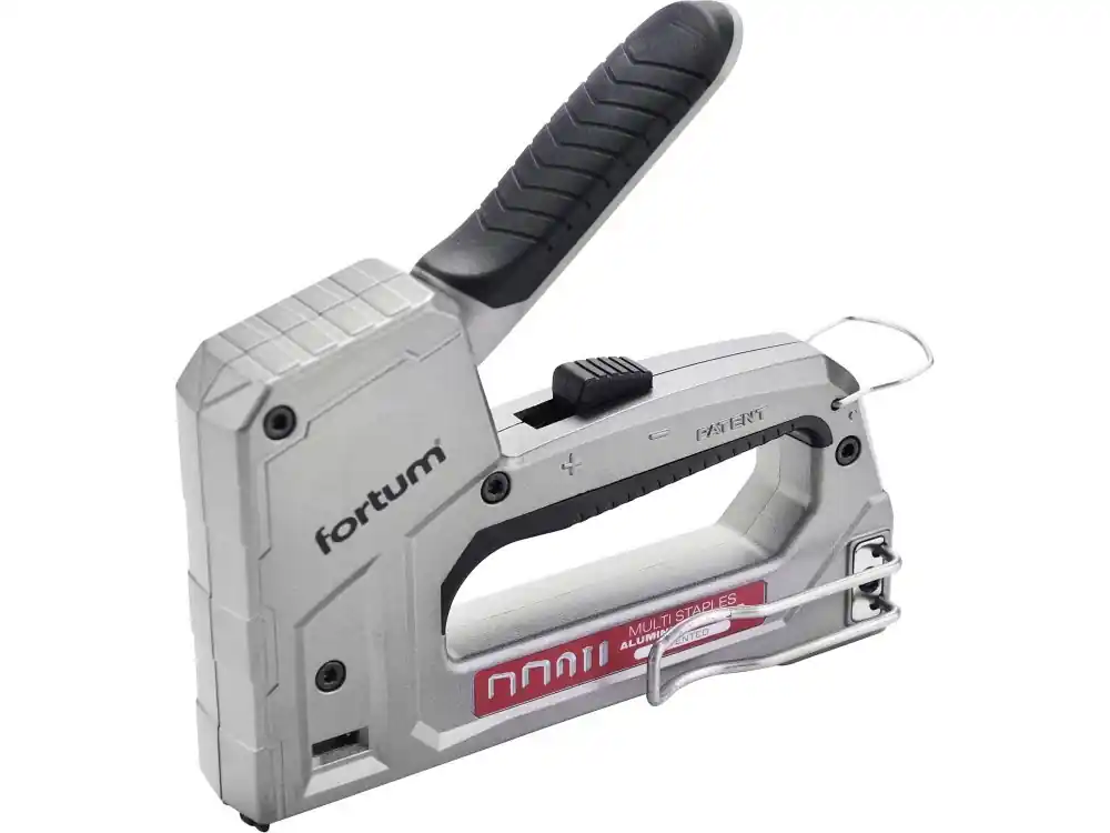 Aktuální FORTUM pistole sponkovací 6funkční, 6-14mm včetně 100ks spon 4770704